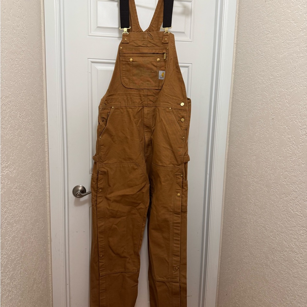 Carhartt Tan Work Overalls
